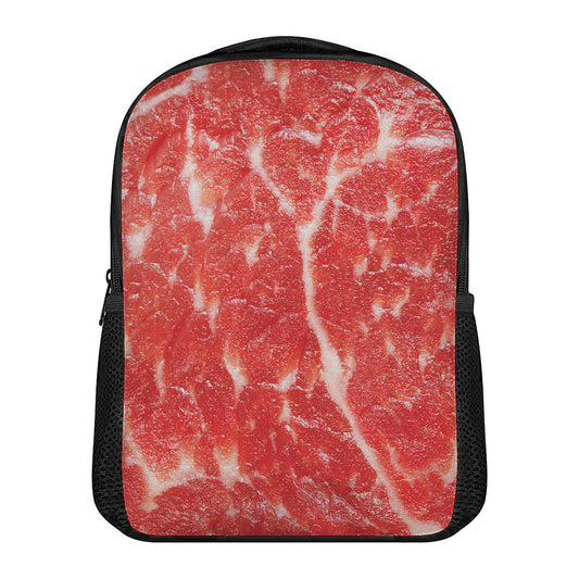 Fresh Meat Print Casual Backpack