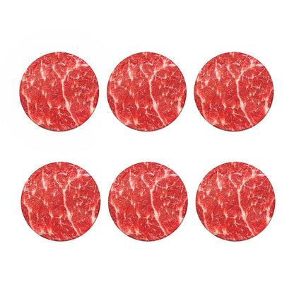 Fresh Meat Print Coaster Set