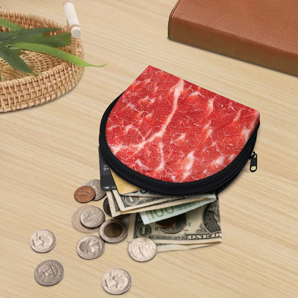 Fresh Meat Print Coin Purse