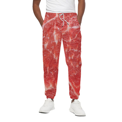 Fresh Meat Print Cotton Pants