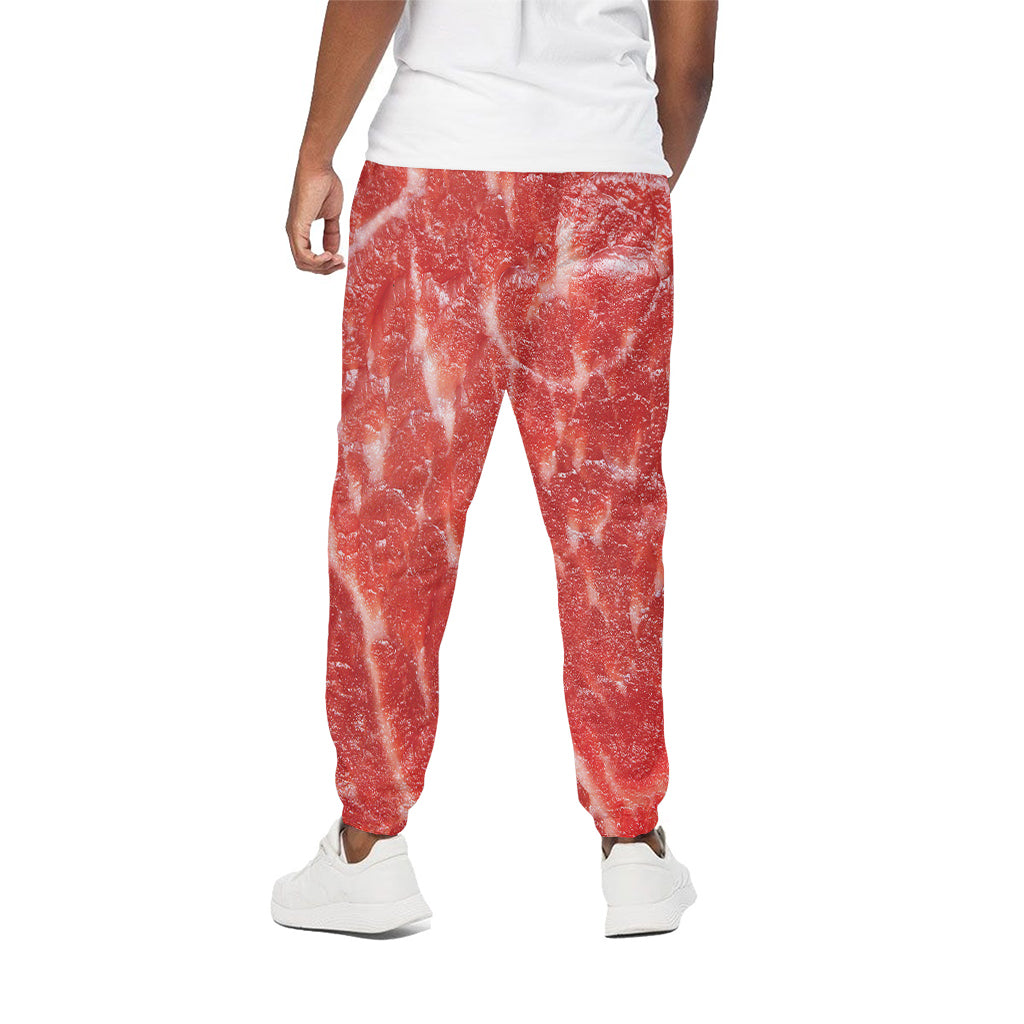 Fresh Meat Print Cotton Pants