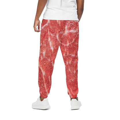 Fresh Meat Print Cotton Pants