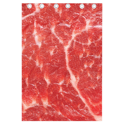 Fresh Meat Print Curtain