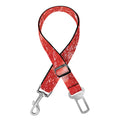 Fresh Meat Print Dog Seat Belt