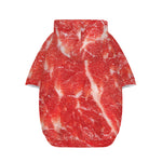 Fresh Meat Print Dog Zip Up Hoodie