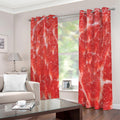 Fresh Meat Print Extra Wide Grommet Curtains