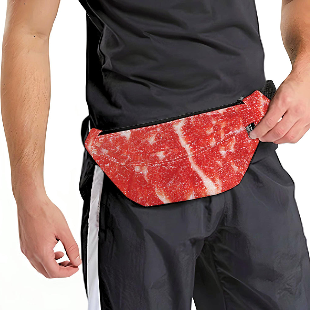 Fresh Meat Print Fanny Pack