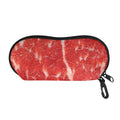 Fresh Meat Print Glasses Case