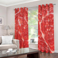 Fresh Meat Print Grommet Curtains