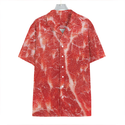Fresh Meat Print Hawaiian Shirt