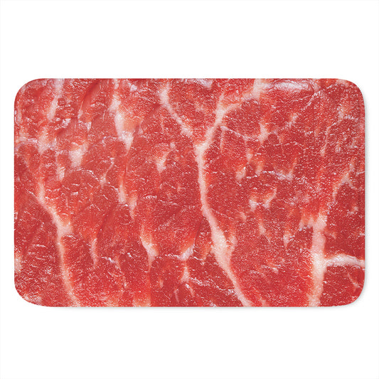 Fresh Meat Print Indoor Door Mat