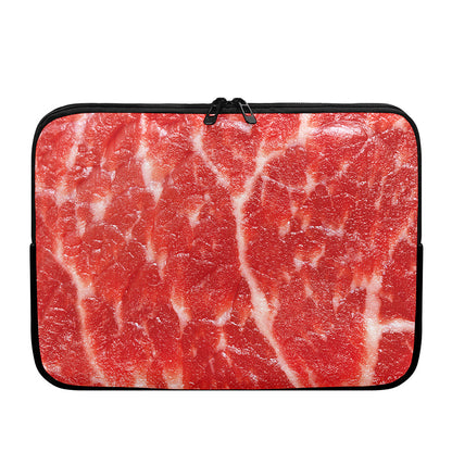 Fresh Meat Print Laptop Sleeve