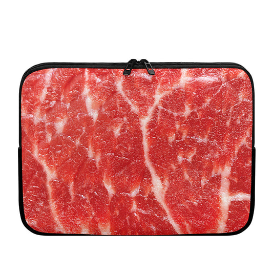 Fresh Meat Print Laptop Sleeve