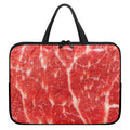 Fresh Meat Print Laptop Sleeve With Handle
