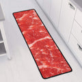 Fresh Meat Print Long Kitchen Mat