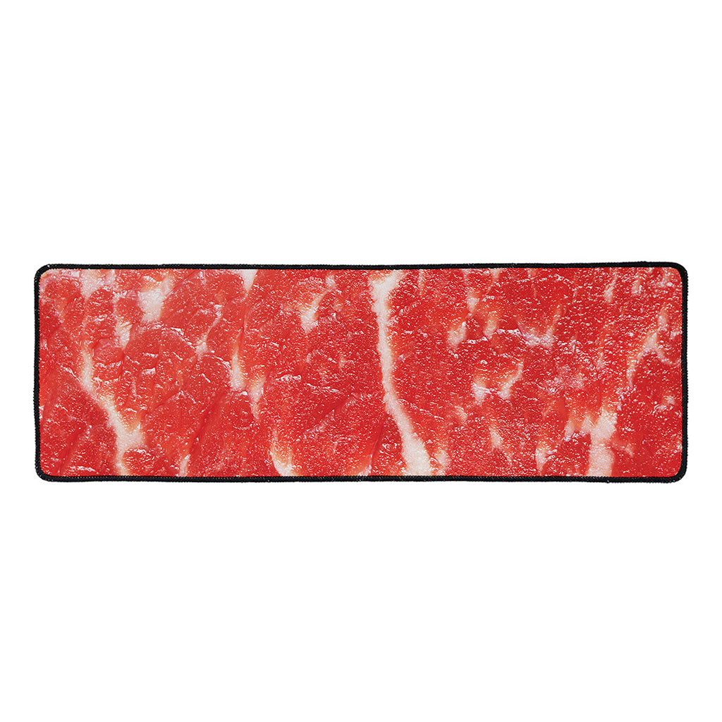 Fresh Meat Print Long Kitchen Mat