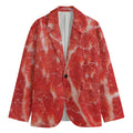 Fresh Meat Print Men's Blazer