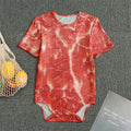 Fresh Meat Print Men's Bodysuit