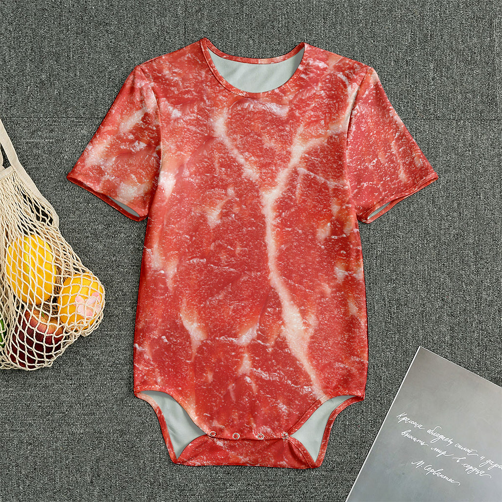 Fresh Meat Print Men's Bodysuit