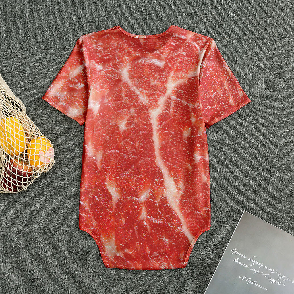 Fresh Meat Print Men's Bodysuit