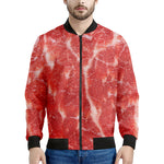 Fresh Meat Print Men's Bomber Jacket