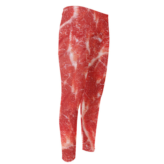 Fresh Meat Print Men's Compression Pants