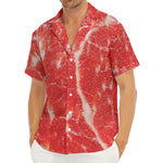 Fresh Meat Print Men's Deep V-Neck Shirt
