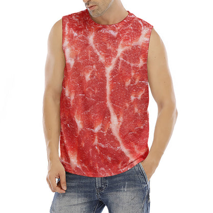 Fresh Meat Print Men's Fitness Tank Top
