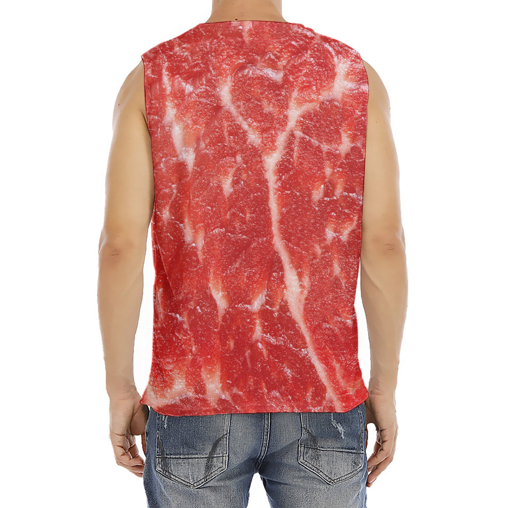 Fresh Meat Print Men's Fitness Tank Top