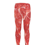 Fresh Meat Print Men's leggings