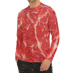 Fresh Meat Print Men's Long Sleeve Rash Guard