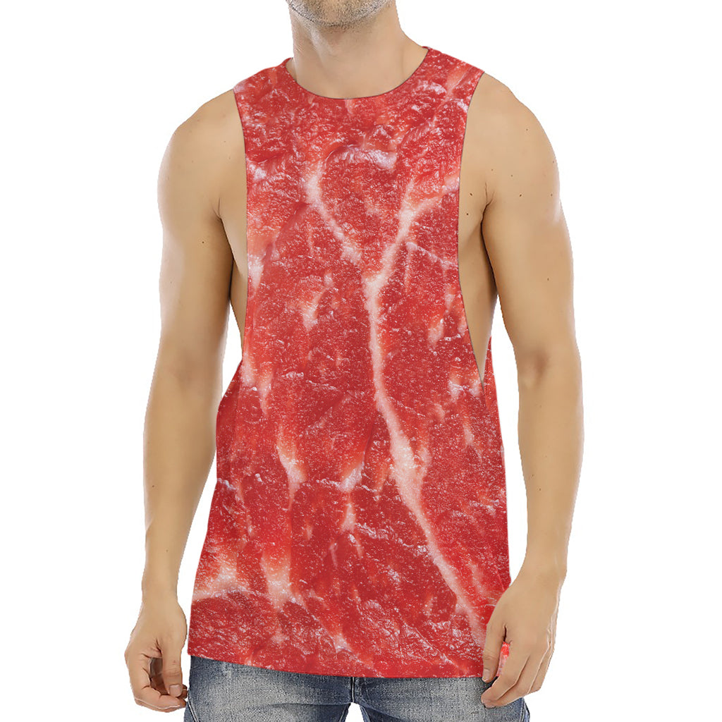 Fresh Meat Print Men's Muscle Tank Top