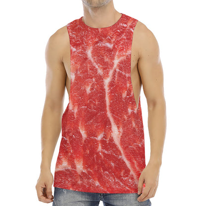 Fresh Meat Print Men's Muscle Tank Top