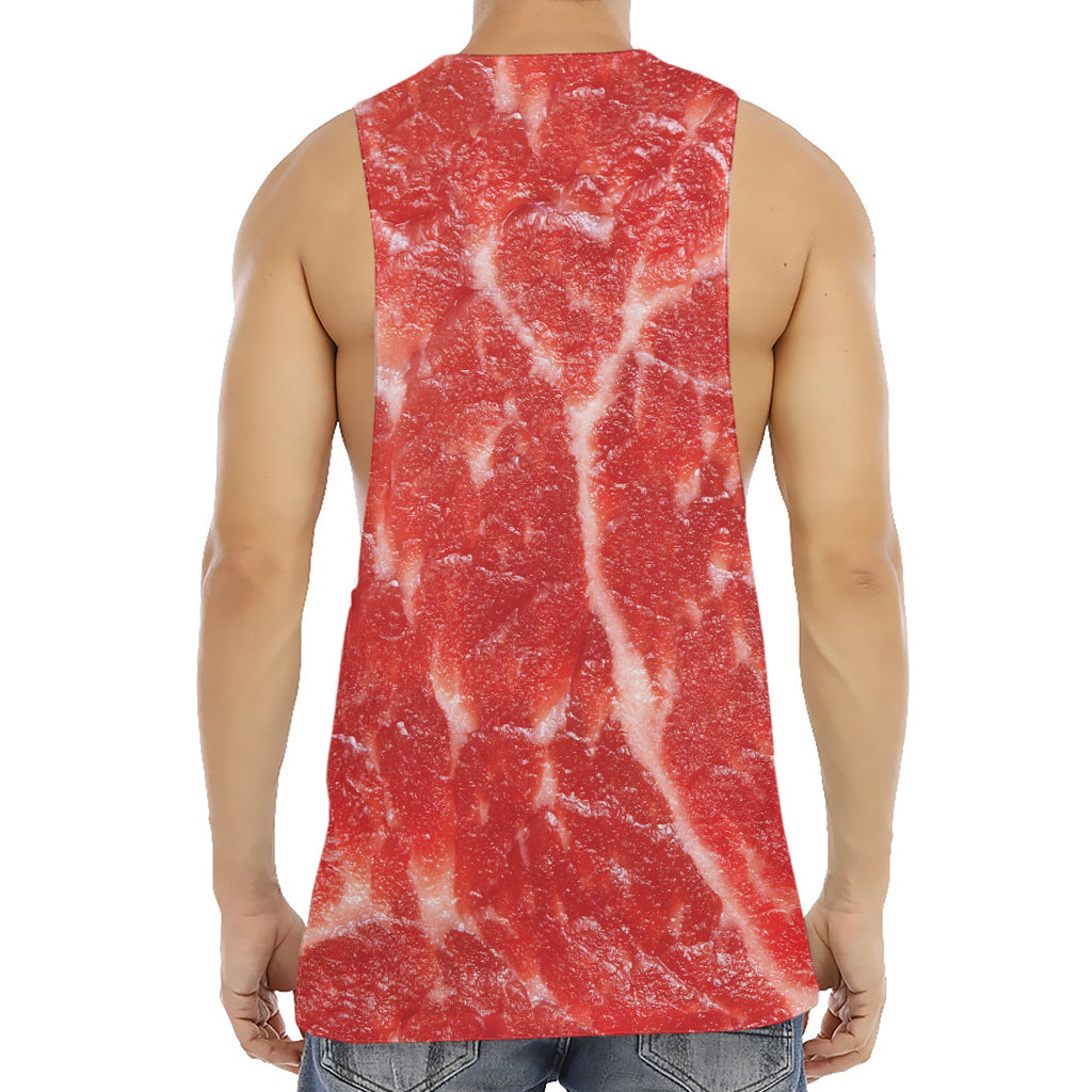 Fresh Meat Print Men's Muscle Tank Top