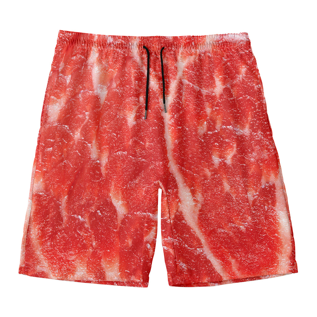 Fresh Meat Print Men's Swim Trunks