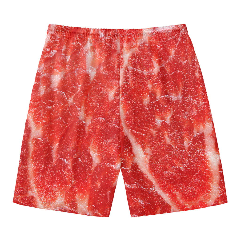 Fresh Meat Print Men's Swim Trunks
