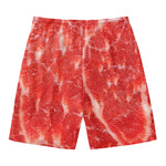 Fresh Meat Print Men's Swim Trunks