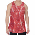 Fresh Meat Print Men's Velvet Tank Top