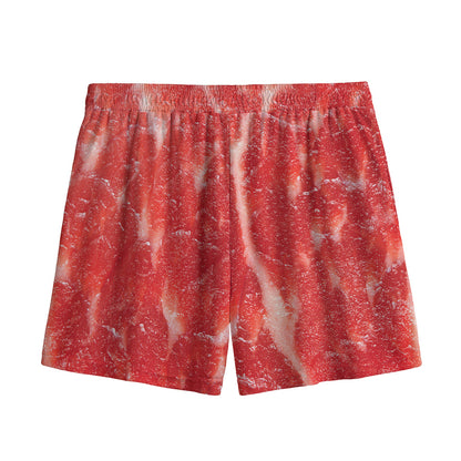 Fresh Meat Print Mesh Shorts
