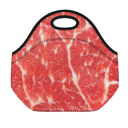 Fresh Meat Print Neoprene Lunch Bag