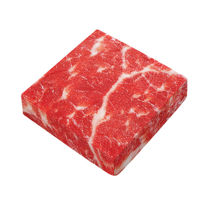 Fresh Meat Print Outdoor Seat Cushion Cover