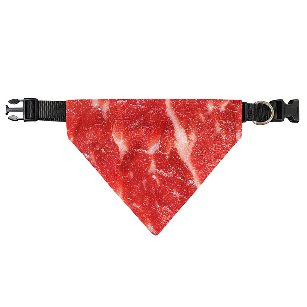 Fresh Meat Print Over The Collar Dog Bandana