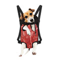 Fresh Meat Print Pet Carrier Backpack