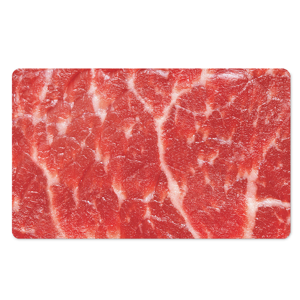 Fresh Meat Print Polyester Doormat