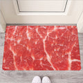 Fresh Meat Print Rubber Doormat