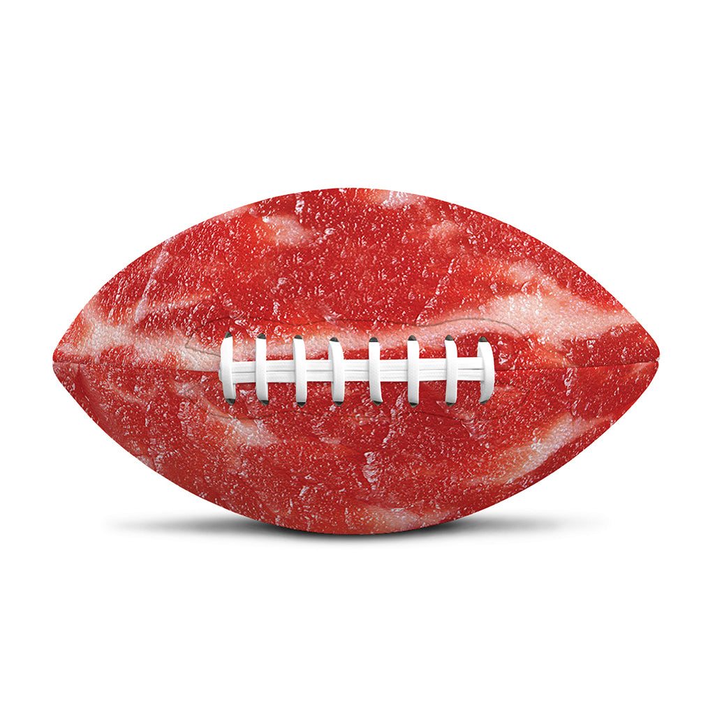 Fresh Meat Print Rugby Ball