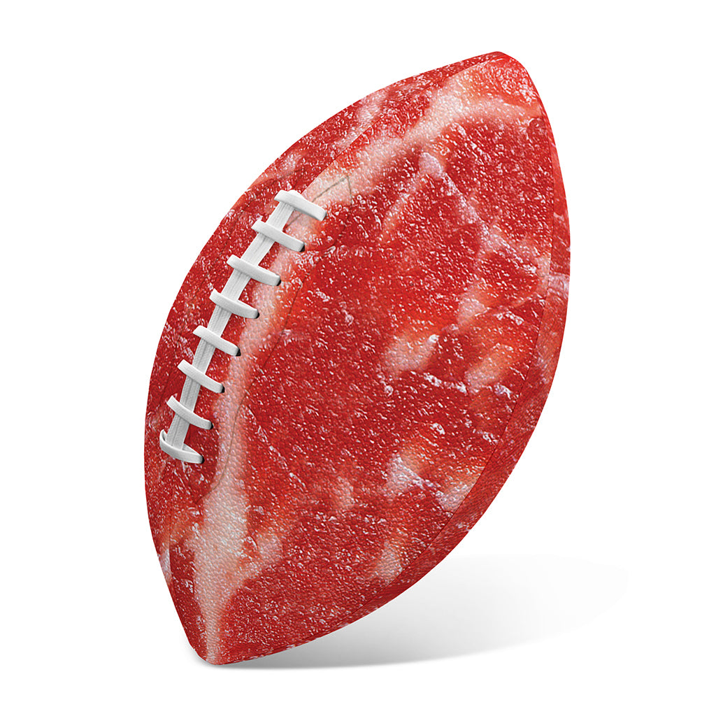 Fresh Meat Print Rugby Ball
