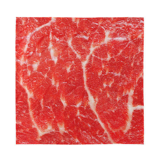 Fresh Meat Print Silk Bandana