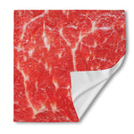 Fresh Meat Print Silk Bandana