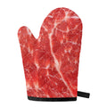 Fresh Meat Print Single Oven Mitt